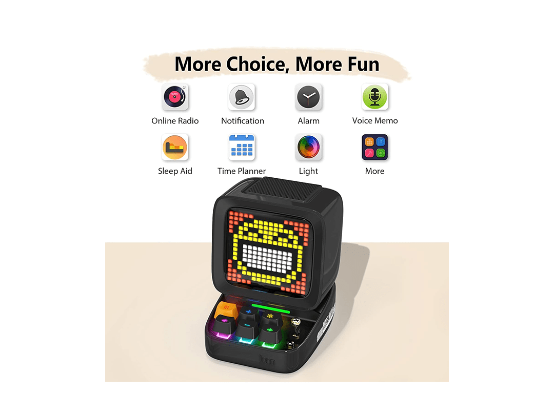 Divoom Ditoo-Pro Retro Pixel Art Bluetooth Speaker - Black in Qatar Divoom Ditoo-Pro Retro Pixel Art Bluetooth Speaker - Black in Qatar